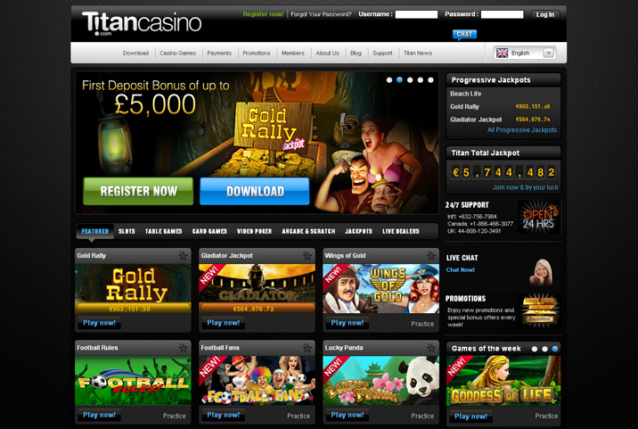 Jeux Titan Casino